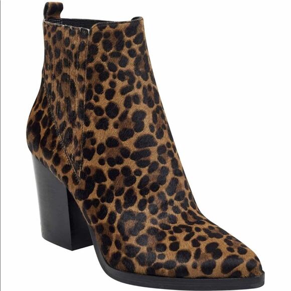 Marc Fisher LTD Alva Genuine Calf Hair Bootie Size 7 - Picture 1 of 16